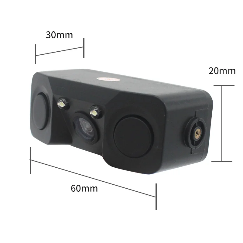 3 in 1 Video Parking Sensor radar Detector Car Reverse Rear View Camera With Night Light Wireless Transmitter and Receiver