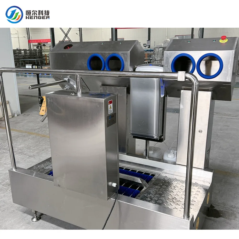 Hot Sales Automatic Boot Cleaning Machine Scrubber Industrial Boot Washer Hygiene Station