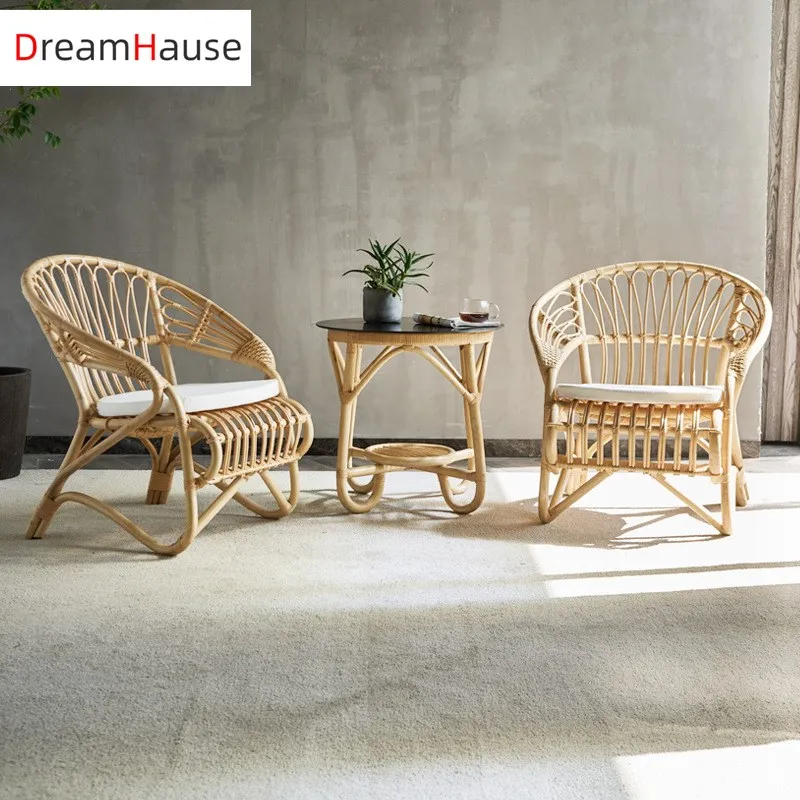 single seater rattan chairs