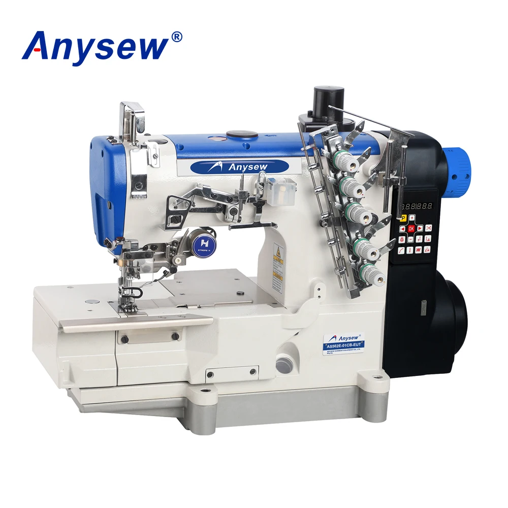 AS562E-01CB/UT Auto Flat Lock Machine Interlock Sewing Machine For T-shirts factory