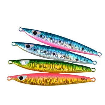 Glow-in-the-Dark Slow-Rolling Artificial Hard Bait Jig 130g 160g Fast-Sinking Sea Fishing Laser Lead Fish Nearshore Boat Fishing – Metal Jig – view 2