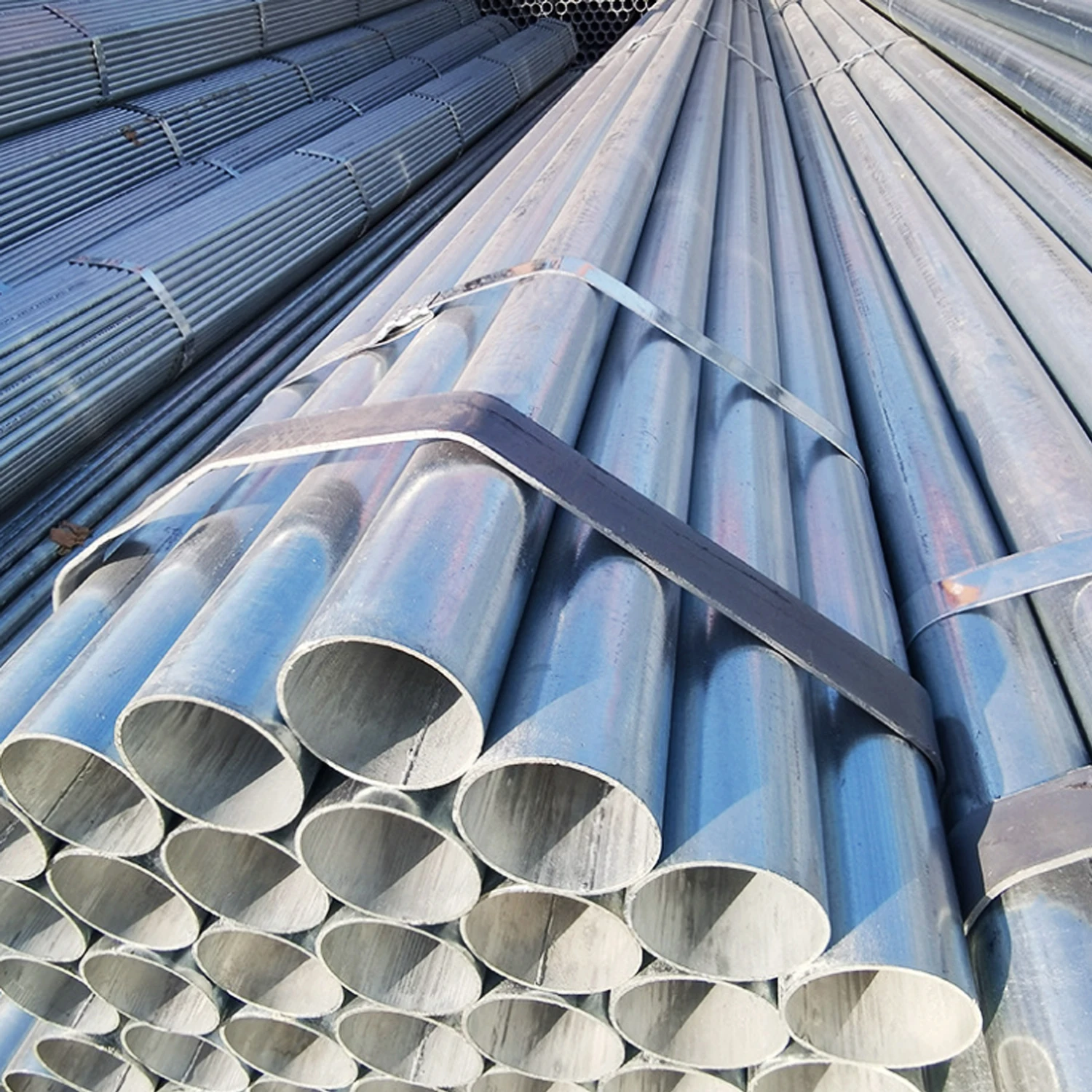 High-quality External Galvanized Lining Red Plastic Coated Composite Steel Pipe for Water Supply and Fire Fighting