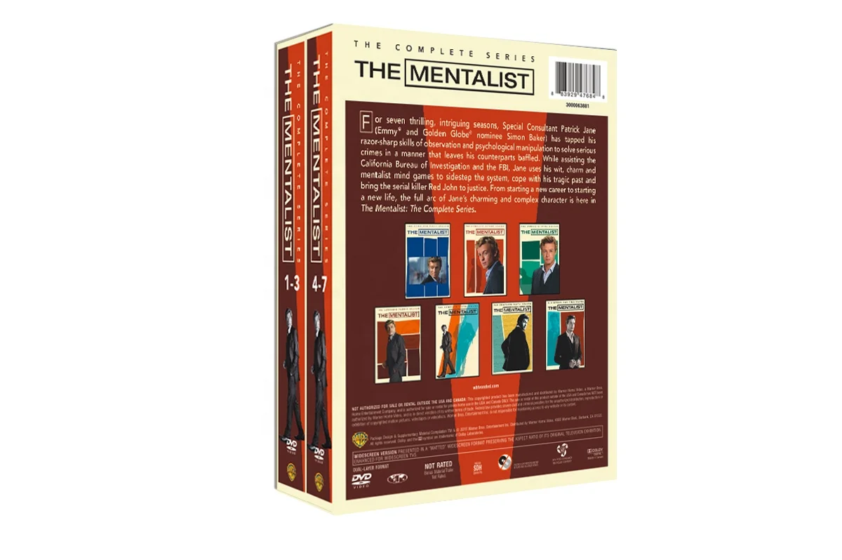 DVD BOXED SETS MOVIES TV show Films Manufacturer factory supply The  Mentalist THE complete series 34DVD seller free shipping| Alibaba.com