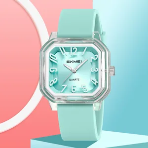 Korean Style DIY Color Unisex Quartz Watches Sport Silicone Watches for Teenagers Pointer Display Custom Design