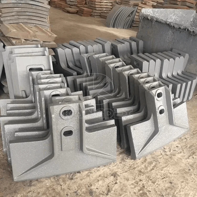 Js Mixer Spare Parts Bhs Mixing Paddle Scraper Arm Wear Resistant Lining Plate Twin Shaft