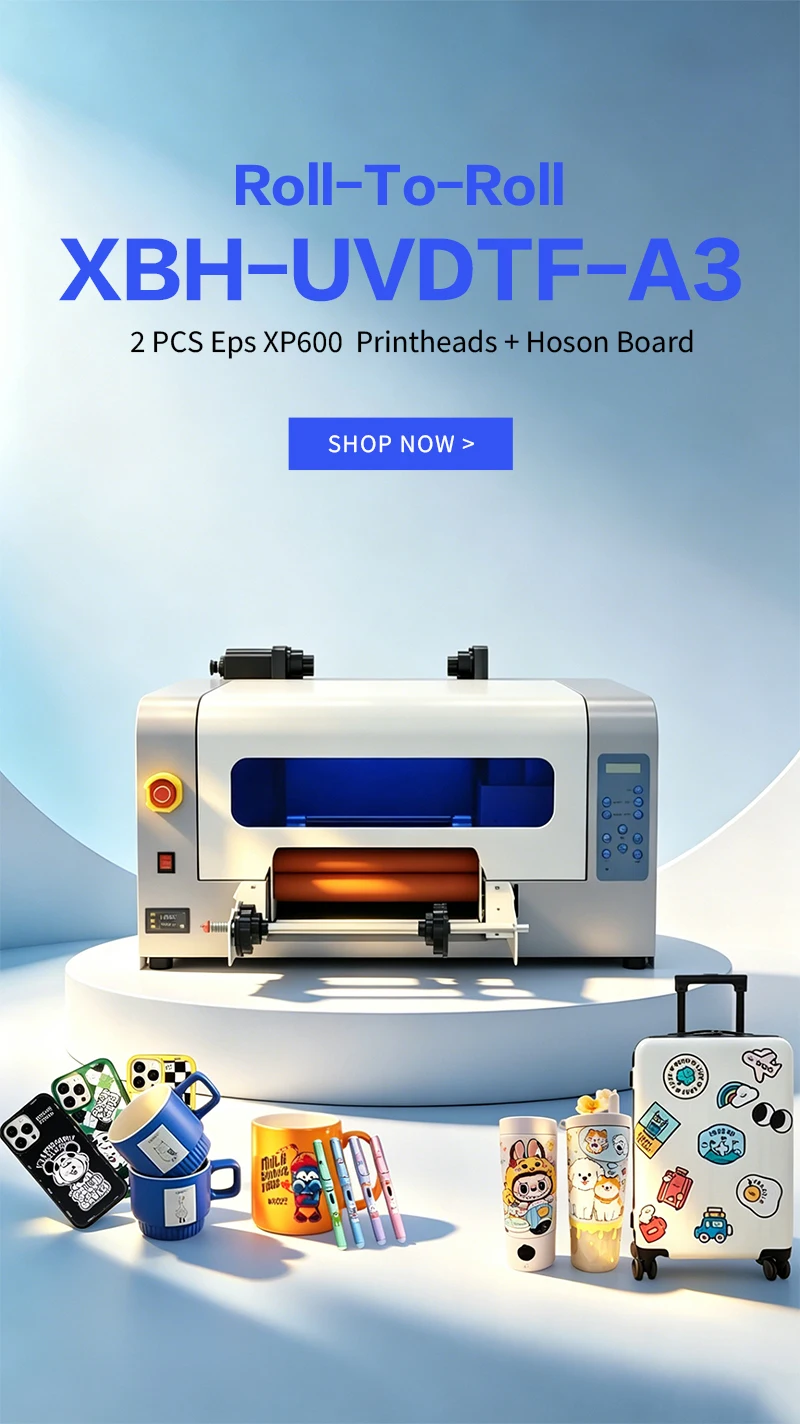 A3 Roll to Roll UV DTF Printer