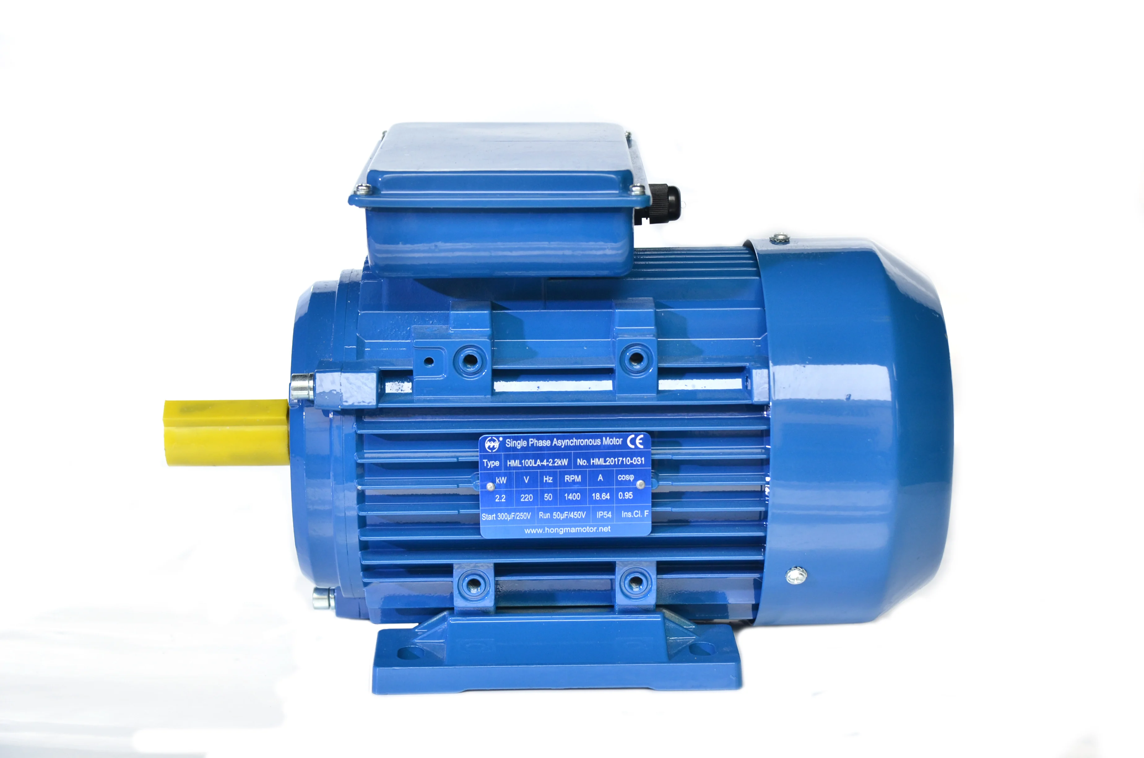 Электрический воздушный компрессор, однофазный индукционный асинхронный двигатель переменного тока, 220 В, 3000 об/мин, 1500 об/мин