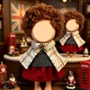 Conjunto de Vestido Rojo Inglés "Manor Afternoon" - Sin Muñecas
