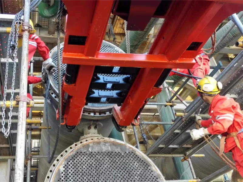 35 Ton Heat Exchanger Tube Bundle Extractor Model Sd1409b With 9m