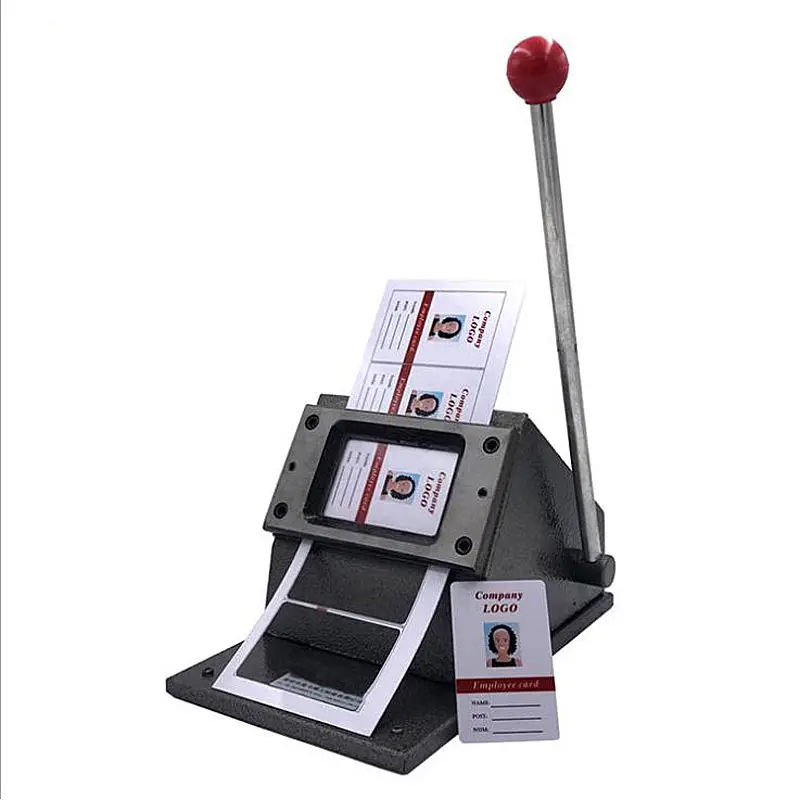 PVC Card Die Cutter Id Business Card Name Cutter Die Cutting Machine for Office Pvc Card Cutter Die