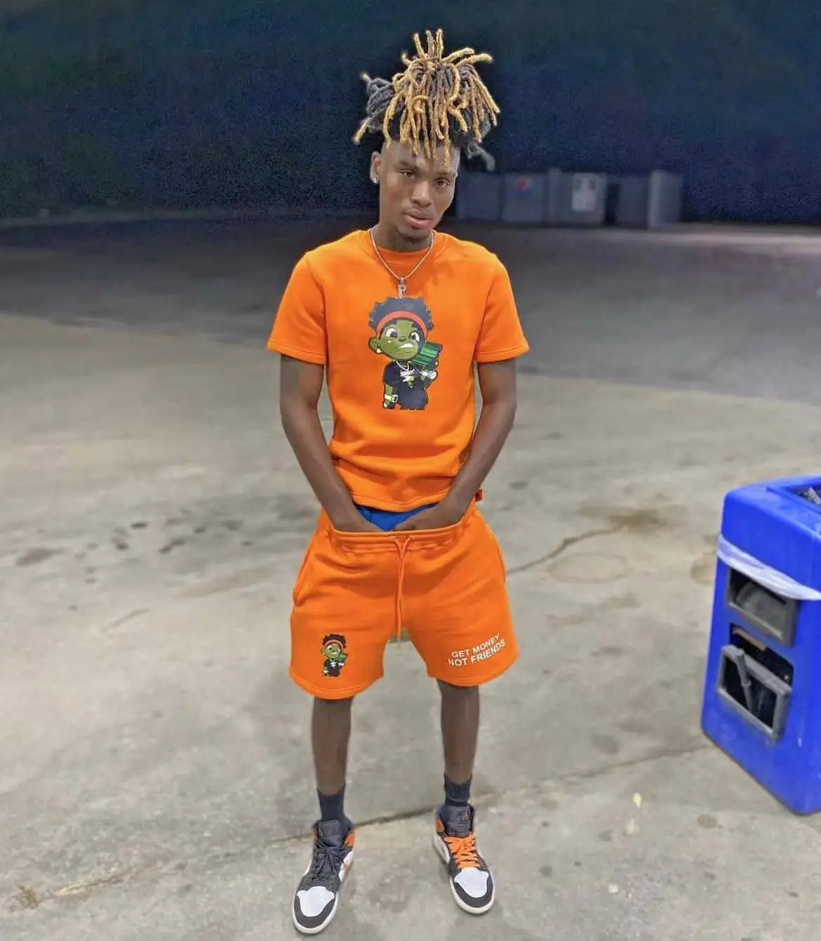 Biker Shorts and T-Shirt Sets Custom 2Pcs Crewneck Jogger Sweat Suits French Terry Cotton Short Sleeve Men Shorts Tracksuit Sets gallery 2