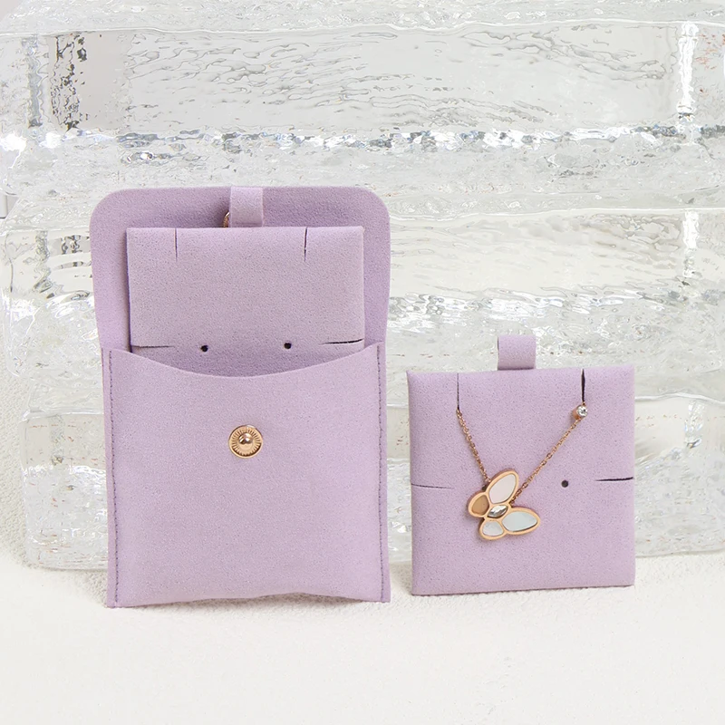 Milan Custom Earring Ring Necklace Bracelet Packaging Organic Cotton Jewelry Pouch Bag factory