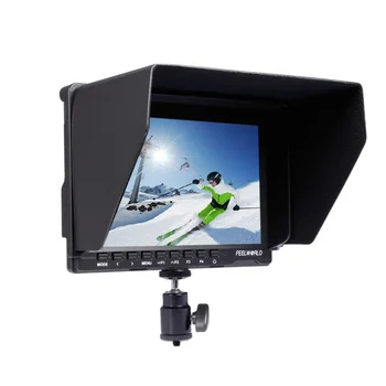 FEELWORLD FW759 7 Inch DSLR Camera Field Monitor 4K Input IPS HD 1280x800 LCD Display Video Assist for Camera