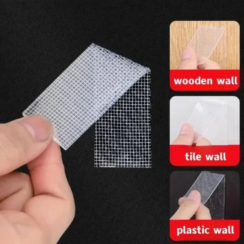 Double-sided Tape Reusable Transparent Grip Tape 2meter Custom Thin 50mm  3cm Squares Bubble Kit I Piece Mesh Nano Tape