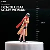 Windbreaker Scarf Girl-Yellow