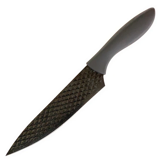 Chef Knife, 8 Inch | Black ABS Handle