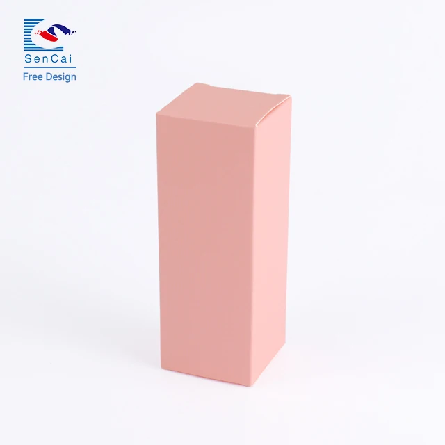 Factory Price Customized Logo Recycle Material Skincare Gift Pink Art Paper Luxury Box Double Truck Box manufacture