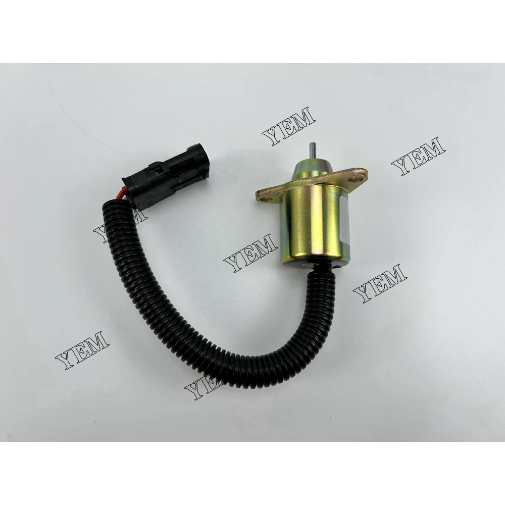 Replaces 12V Solenoid Valve SA-4562T SA-5213 1503ES-12S5SUC5S 119653-77950 119285-77950 for Yanmar 3TNE84 Engine Part