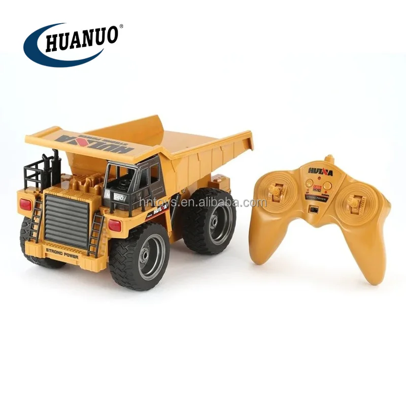 1/24 9CH 4WD Alloy Rc Dump Truck 2.4GHz Diecast Rc Tipper Selfdischarging Truck Engineering Vehicle Model