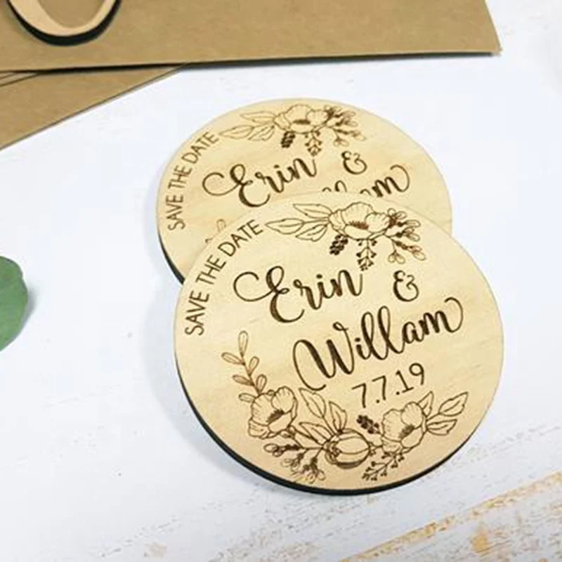 Ticket save the date magnet, custom wooden save the date,movie wedding save  the date - AliExpress