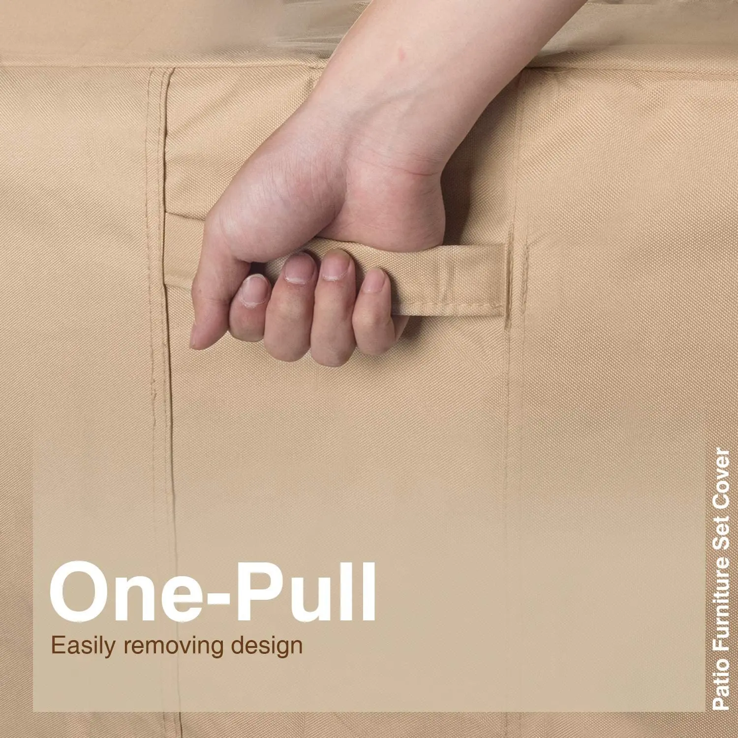 Outdoor Sectional V Shaped Sofa Cover,100 In Heavy Duty Patio Furniture