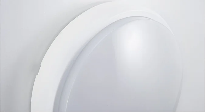 led outdoor waterproof plastic wall light garden balcony courtyard round oval creative ceiling light 12W 15W