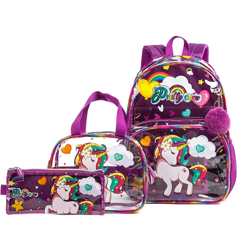 Jasminestar Girls School Backpacks For Kids School Bag Unicorn ...