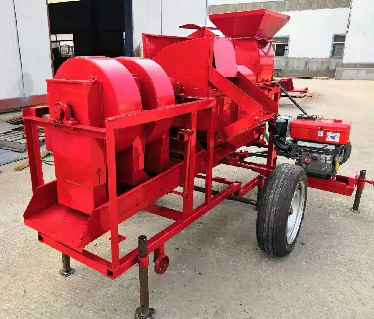 小型电动小麦水稻脱粒脱粒器机器巴基斯坦卢比