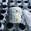 Coated white cup