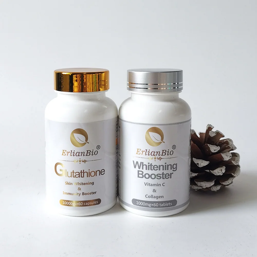 100% Skin Private Label Glutathione & Vitamin C Set 1000mg