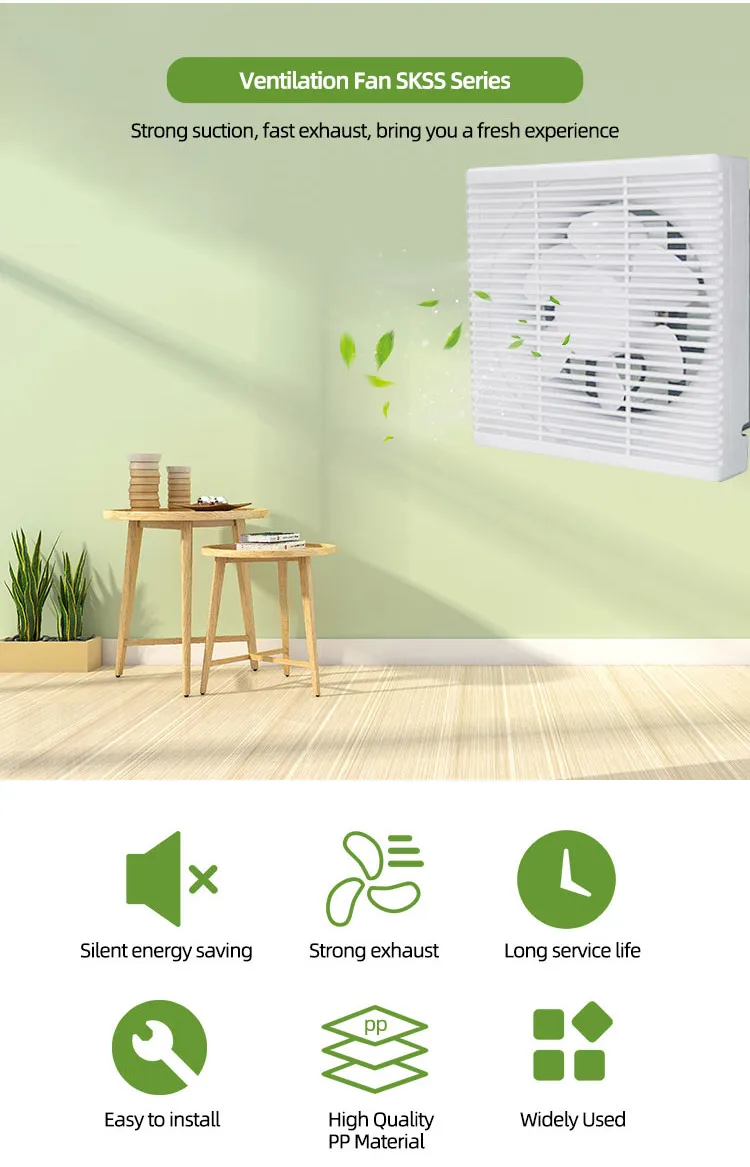 Plastic Wall-mounted Bathroom Extractor, SEICOI, LED, 480 - detail 4