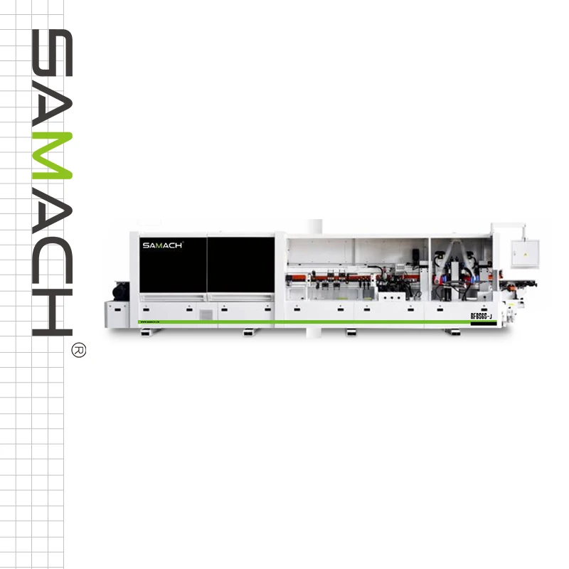 Автоматический деревообрабатывающий Кромкооблицовочный станок J-образной формы SAMACH