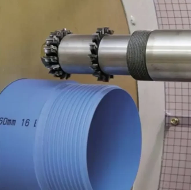 Plastic Pvc Drilling Pipe Thread Machine Deep Well Pipe Threading ...