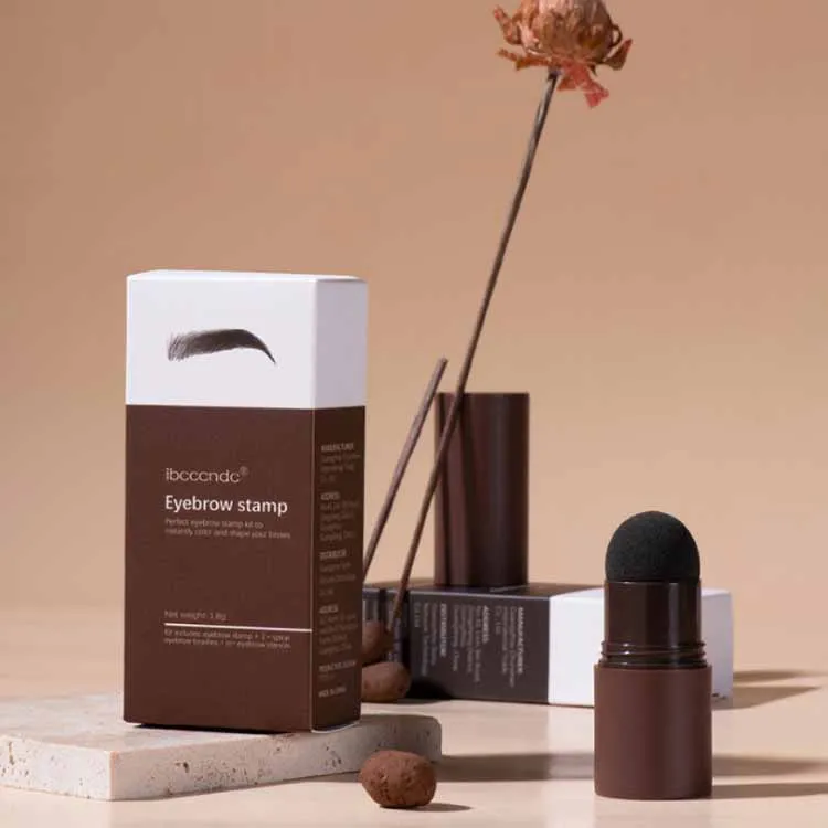 3 в 1 один шаг бровей штамп трафарет для Набор кистей метка частного назначения пудра из водонепроницаемого