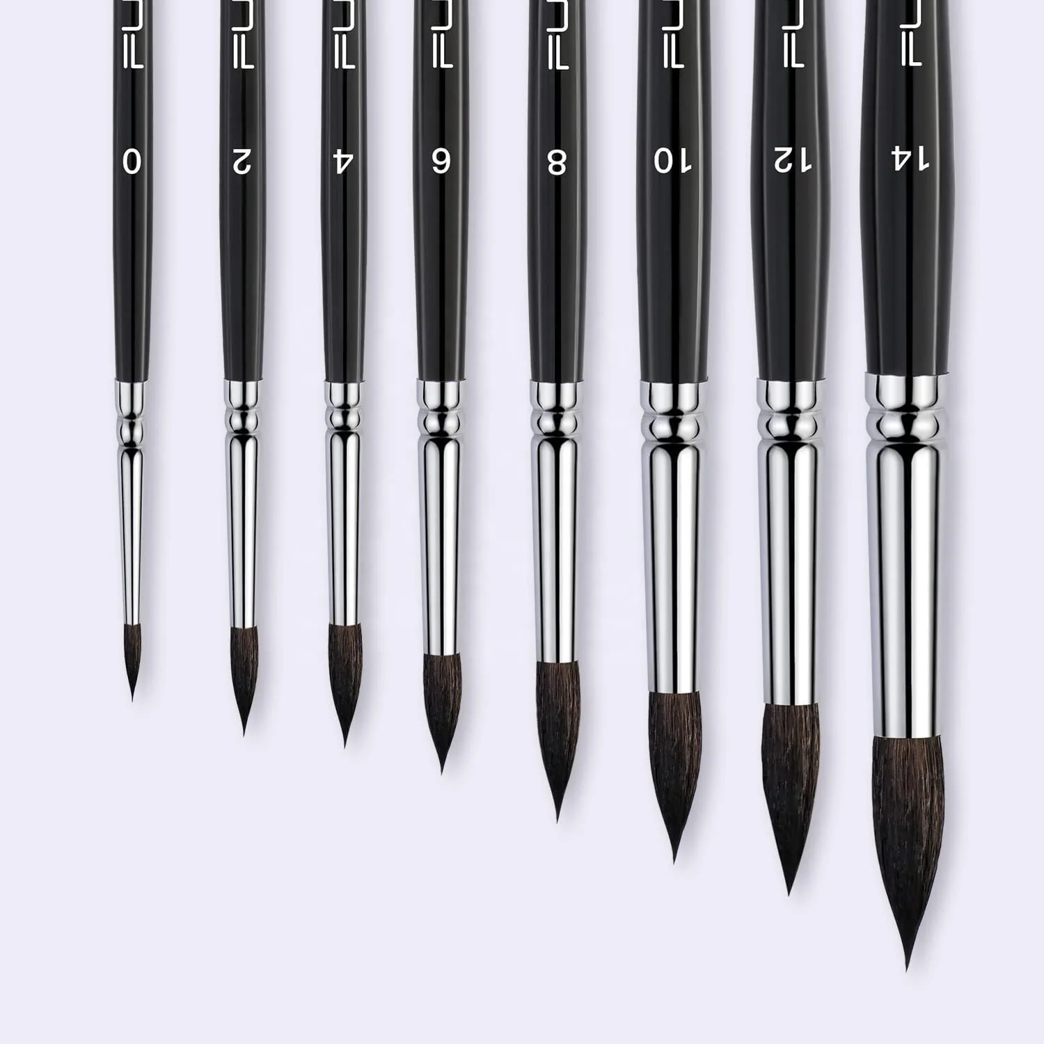 Производство 8 шт. высокого качества оптовая продажа акварель картин выполненных акриловыми красками кисть для рисования с деревянной ручкой белка Кисти