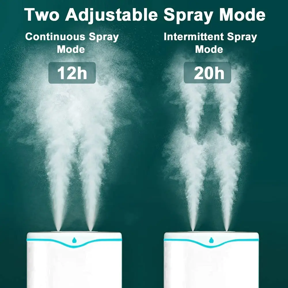 2200ML USB Air Humidifier for Office Double Spray Port Essential Oil Aromatherapy Diffuser Cool Mist Maker Fogger for Home