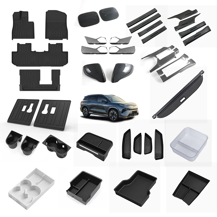 For BYD Sealion 8 Tang L Floor Mat Back Seat Mat Mirror Cover Door Sill Guard Rear Trunk Guard Window Trim EV Car Accessories
