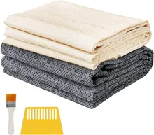 Wholesale Free Sample Custom Size Primary Tufting Gun Cloth Embroidery Punch Needling Monks Fabric for DIY Rug Making