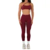 wine red leggings