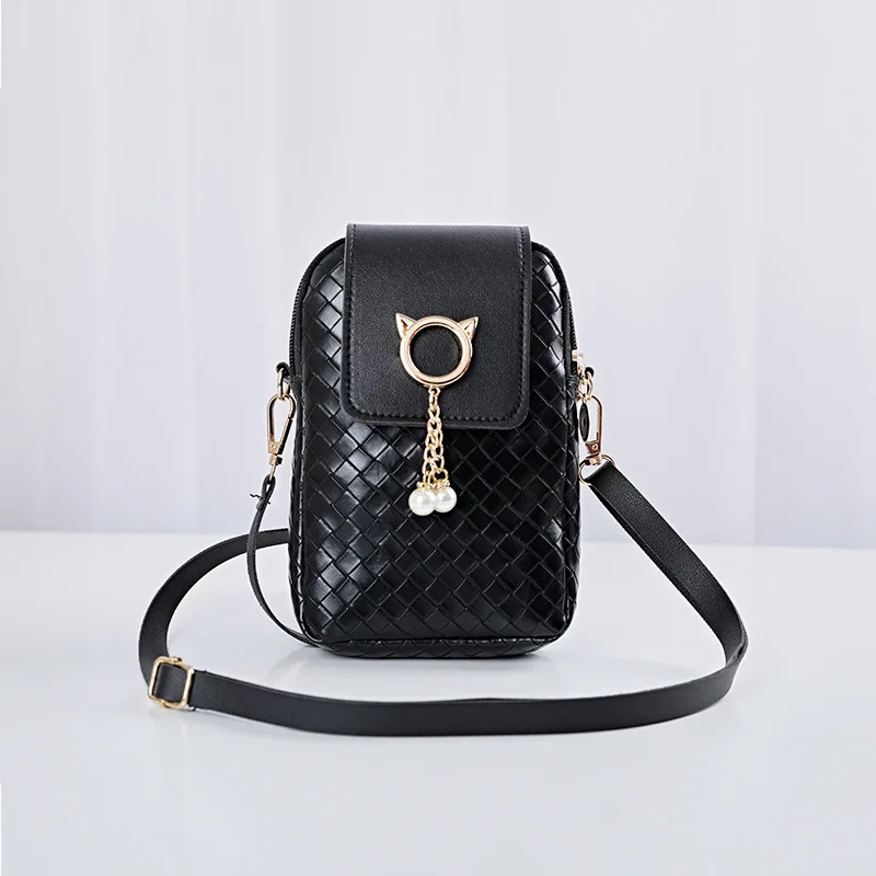 Women's PU Leather Crossbody Bag With Tassel - Adjustable Strap Shoulder Handbag, Small Purse For Daily Use