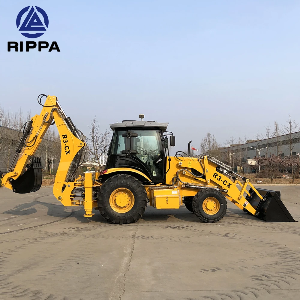 Free Shipping Backhoe Excavator Loader Tractor New Retroexcavadora Jcb Mini Backhoe Loader 4x4 Wheel/Backhoe Loader