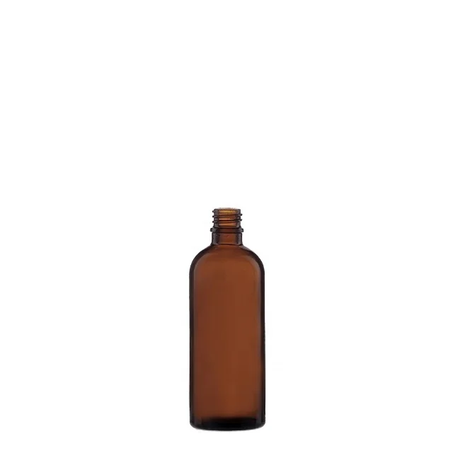 Customized logo  50ml Amber brown glass bottle syrup bottle medicine use