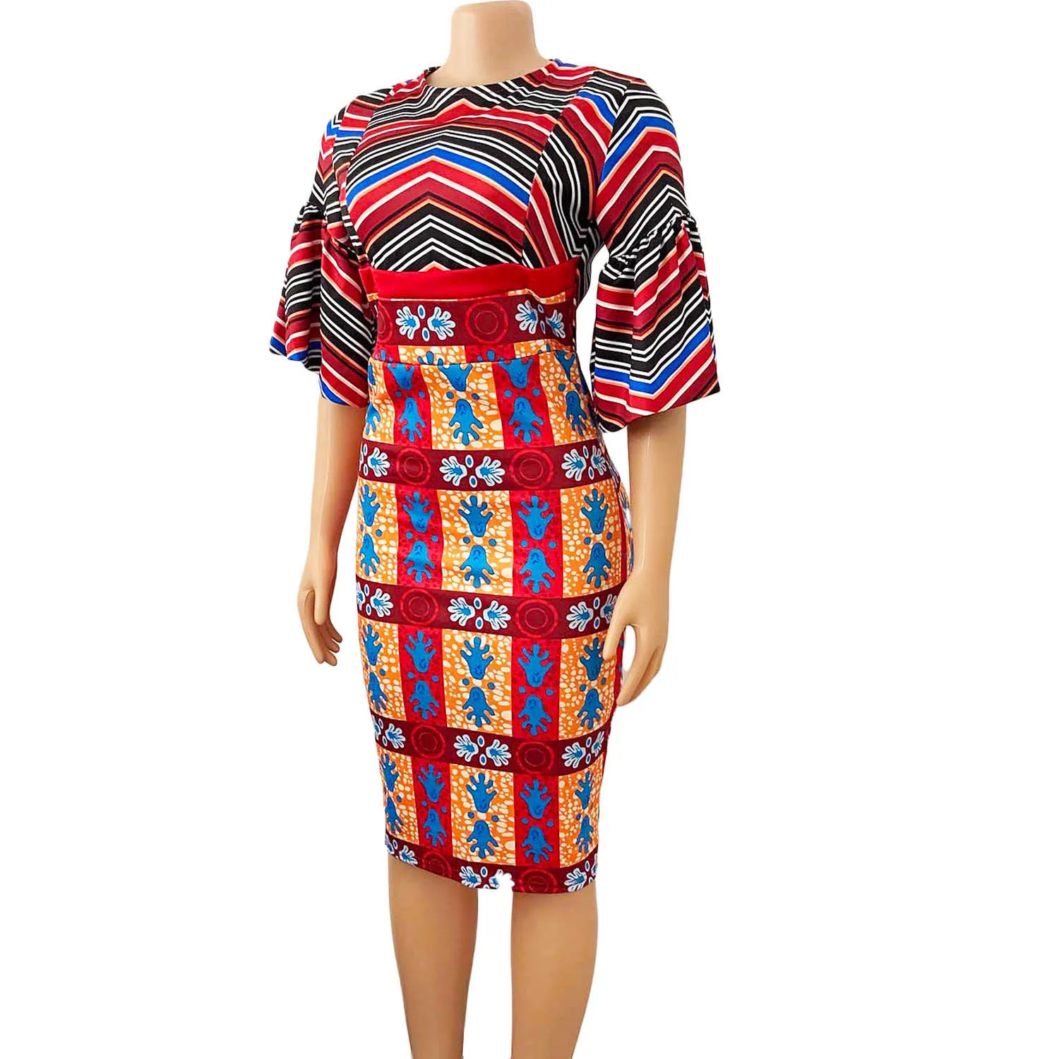 Ankara Print Women's baseball jersey dress - Sumbu African Ankara Prints  and Designs – Sumbu Apparel