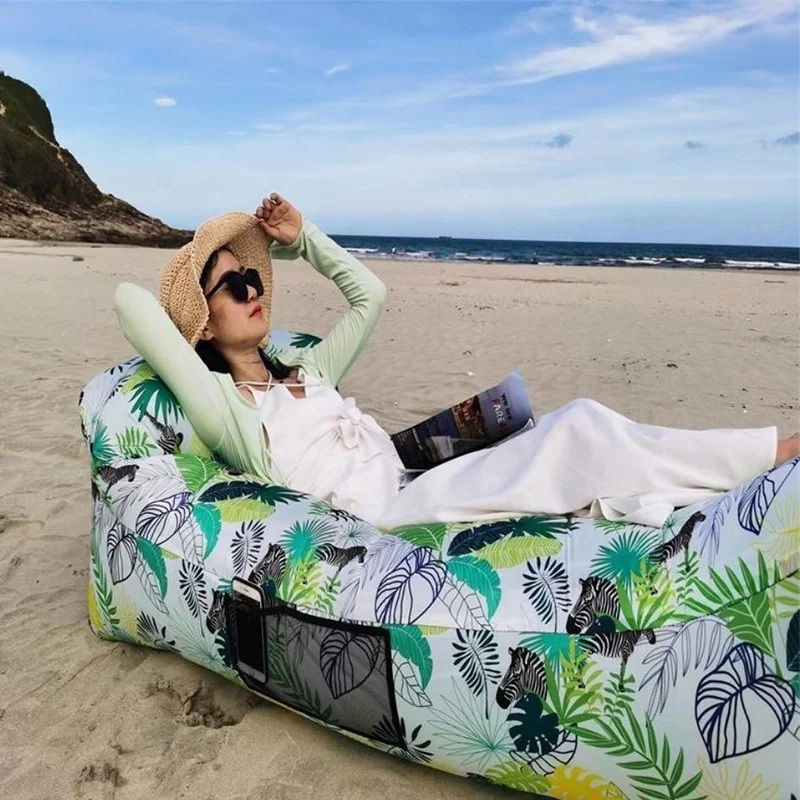 New Design Made in China Inflatable air Sofa Flame Outdoor Inflatable Beach Chair