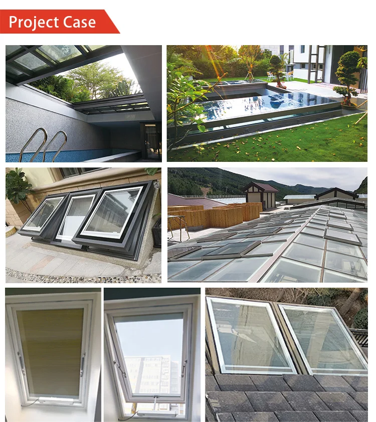 Soundproof Double Glazed Aluminum Windows Horizontal Sliding Window