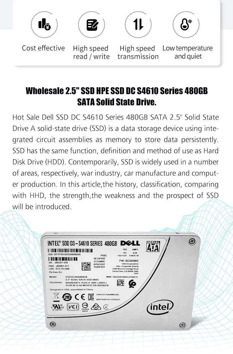 Intel S4610 SSD 3.84TB - High Performance Server Storage