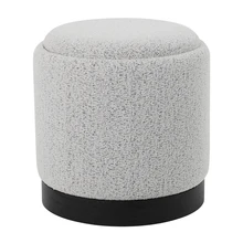 Customized Storage Ottoman Stool for Living Room Modern Inside Furniture New Design Velvet Fabric Ottoman