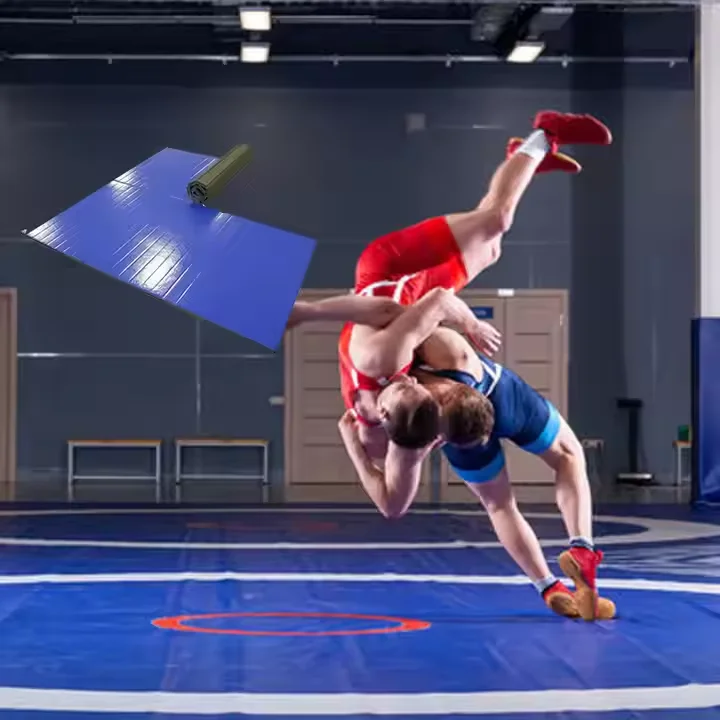 10x10 Outdoor Clearance Wrestling Mat: Flexible Roll, Portable Practice Pad  for Gymnastics, Taekwondo, and More