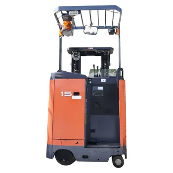 Used 1.5 ton reach truck forklift electric tyres solid used forklift