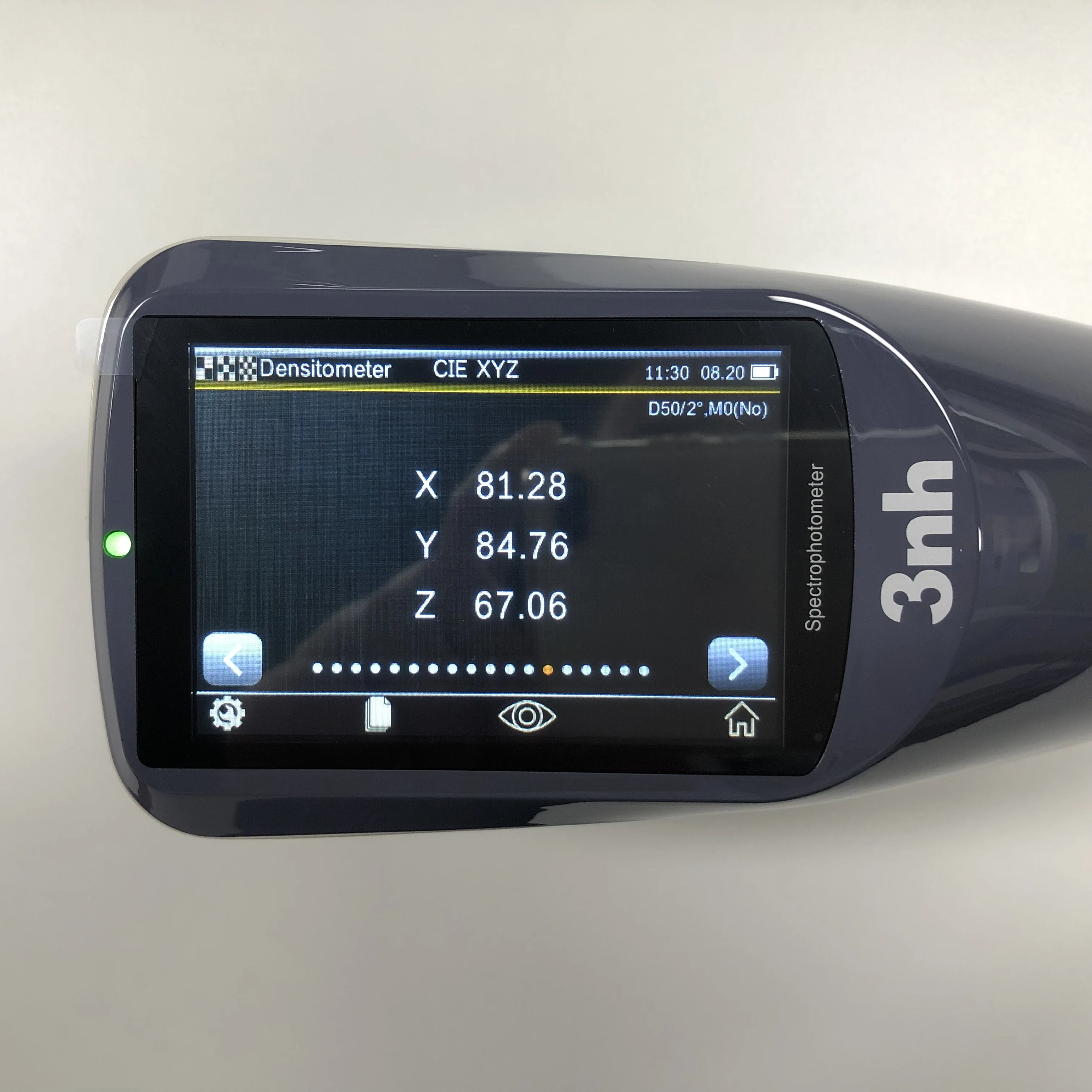 Xrite Exact Spectrophotometer Replacement Model 3nh YD5050 Spectrodensitometer with Pantone Color Code Software